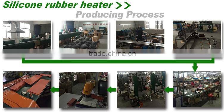 Silicone rubber heating pad for tyre heating duopu