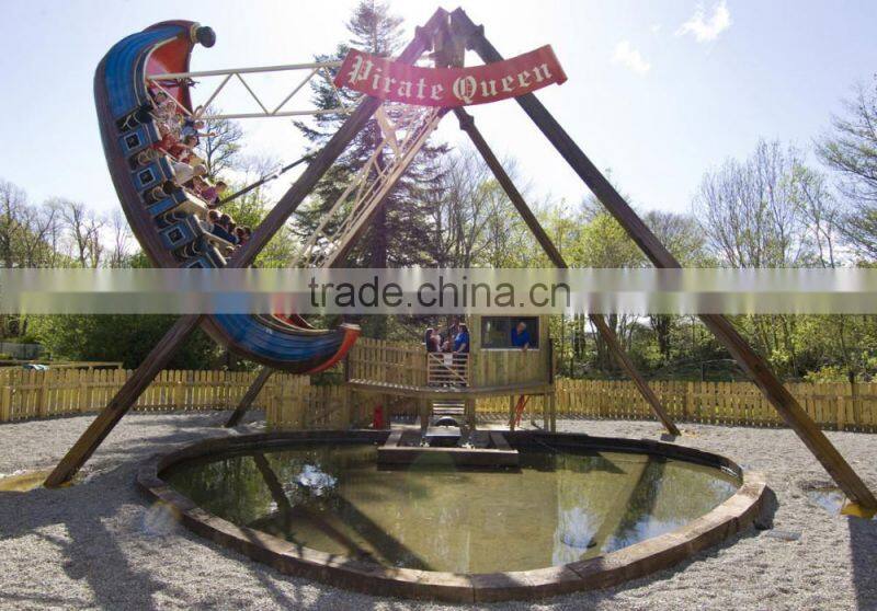 outdoor playground pirate ship rides with trailer for sale