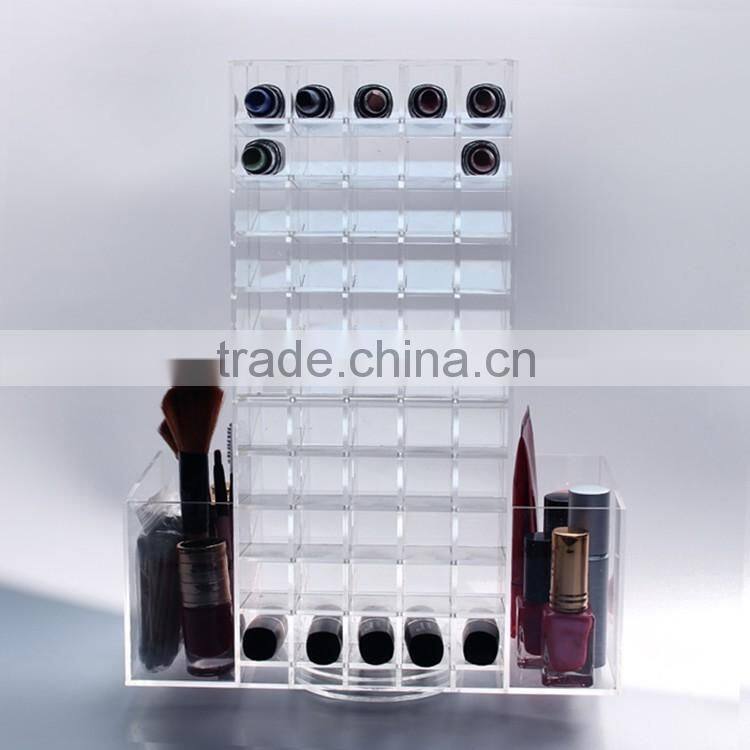 latest technology deft design various customized stylic high clear acrylic lipstick display rack wholesale
