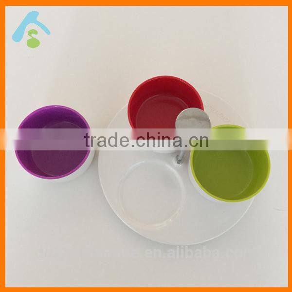 melamine cutlery icecream cup in assorted colors