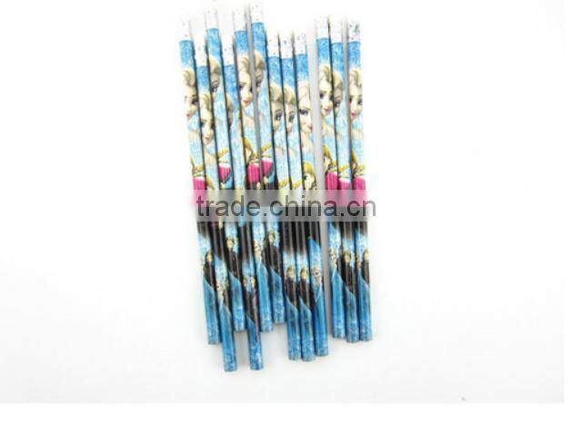 wholesale high quality cartoon frozen wood pencil