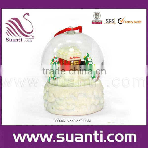 Crystal snow globe