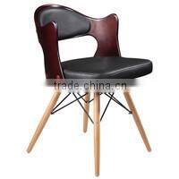 New Black Coffee Chair, Wood Relaxing Chair, Chair Dining
