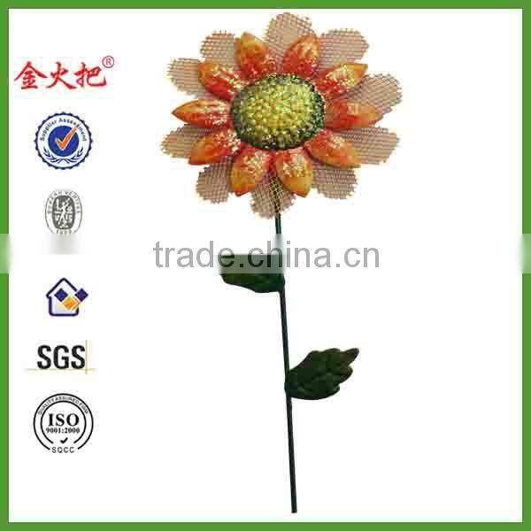 Wholesale Metal sunshine flower stake for sale