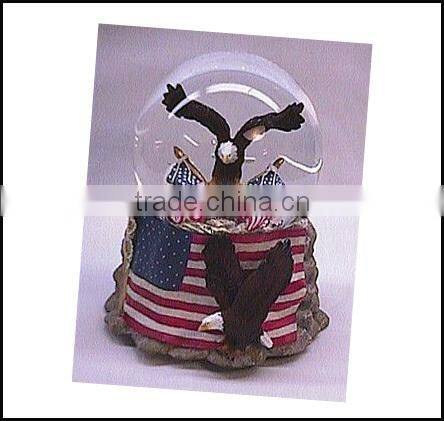 2015 hot souvenir santa claus resin snowglobe