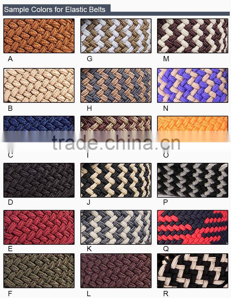 Elastic Webbing Belt In Colorful Strips Of Manufacturer Wasit Belt