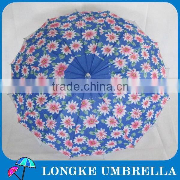 auto open Floral style straight umbrella