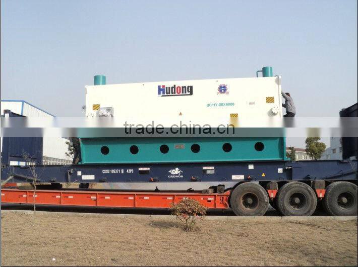 20mm thickness Hydraulic hot sale guillotine shears 6 meters length