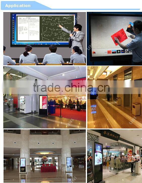 Smart internet big screen 55 inch HD floor standing touch screen white teaching board