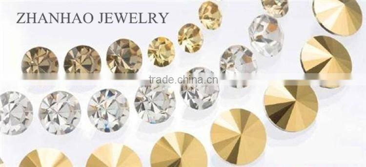 Hot fix point Aquamarine AB rough gemstone price loose rhinestone for jewelry