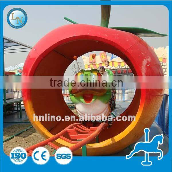 Kids apple train ride!!! Amusement park kids train ride electric mini train for sale