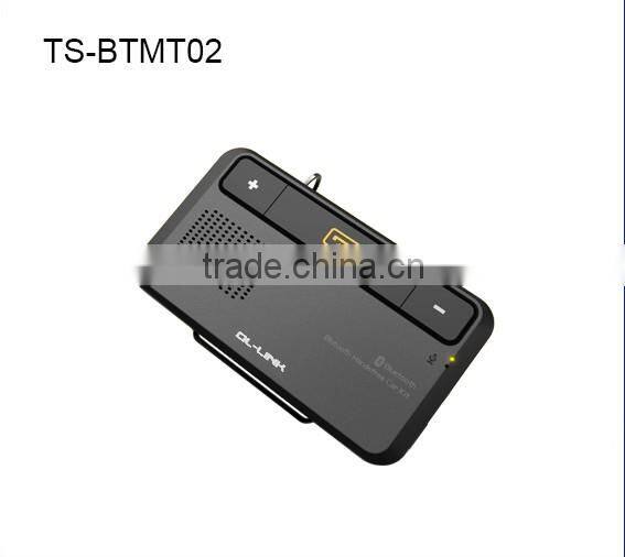 Hot sell! High quality TS-BTMT02 Bluetooth Handsfree Car Kit,Supports bluetooth Headset and speaker Phone