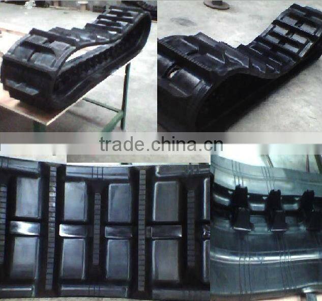 rubber crawler for Combine harvester machine,crawler loader