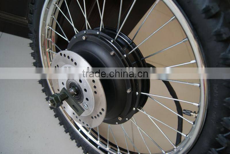 brushless 3000w Hub Motor for Electric motorcycle