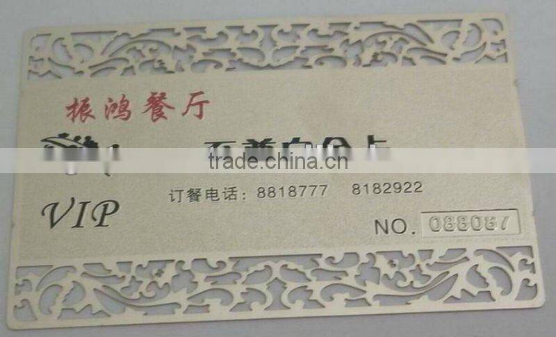 High Stand Metal Card