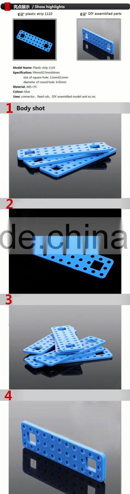 Curved bar plastic strip 1110 DIY model technology make accessories car robot curved bar