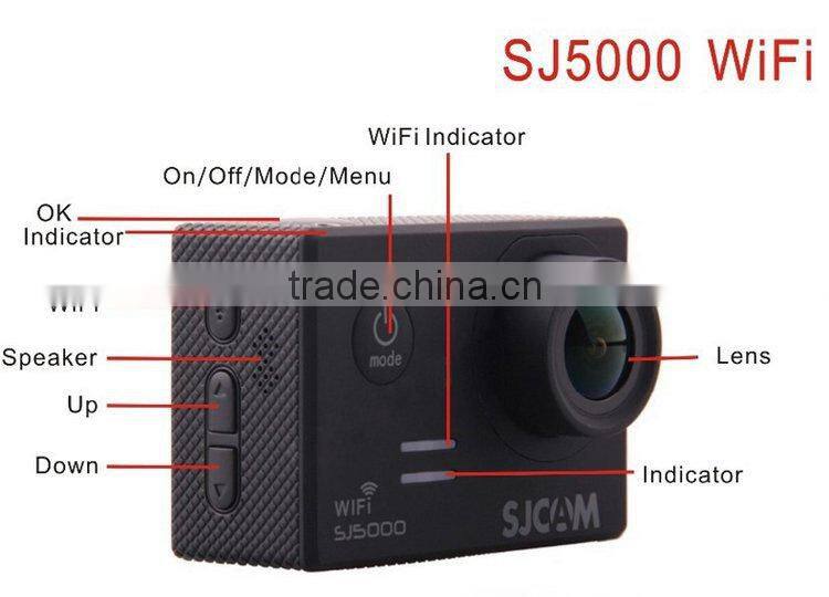 Original SJCAM SJ5000 WiFi Action HD Camera 14MP Novatek 96655 1080P Waterproof Silver