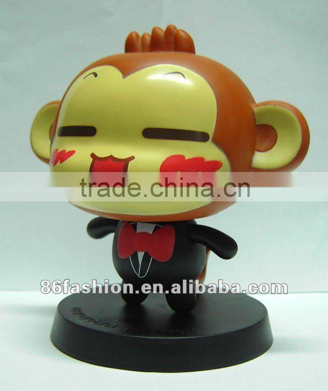shake head customized toy, cute vinyl toy