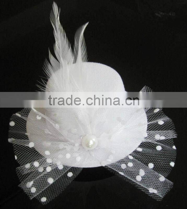 MYLOVE 3 colors top hat felt party hat fascinator cocktail hat MLXM012