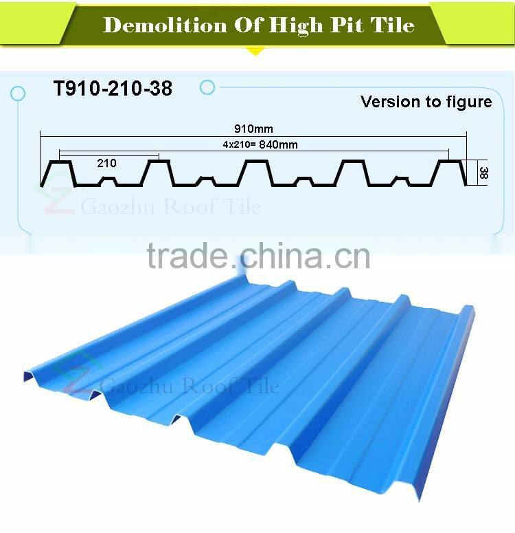 2016 new products long service life building materials cheap roof tiles prices PVC online shopping india