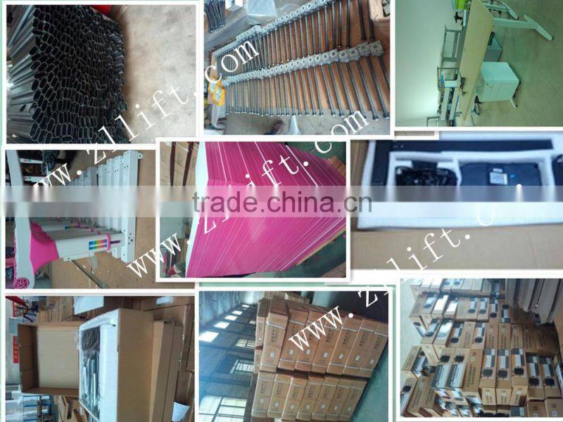 Effortlessly sitting to a standing position office desk height adjustable table