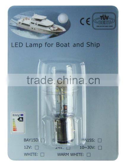 BA15D BAY15D BAU15D Marine Globe LED Bulb 3W Replacement Marine bulb