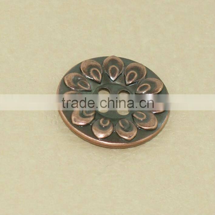 4-hole Flexible Metal Buttons for clothing