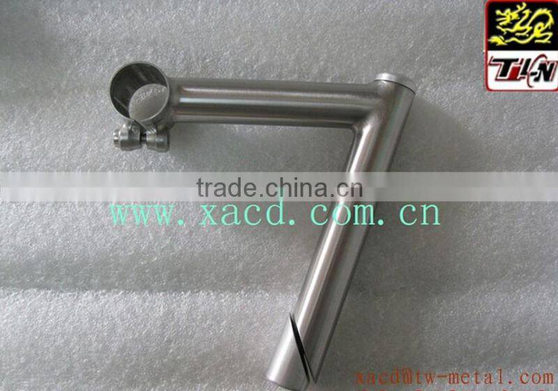 Custom XACD titanium bicycle stem make titanium bike parts fit for road bike/mtb bike/track bike titanium XACD stem