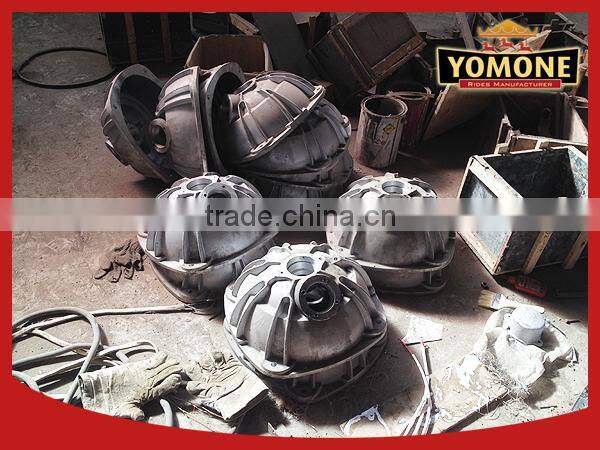 Stable and easy to operate amusement park rides ground grid bumper car for sale