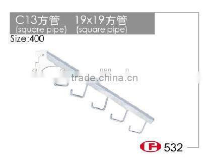 C13 Creative style Slotted channel hardware chrome j hooks waterfall hook