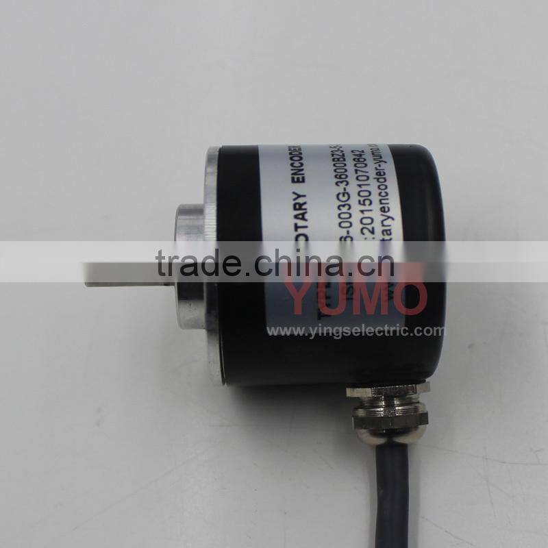 YUMO ISC3806 3600PPR 5V CNC system Solid shaft encoder optical price incremental rotary encoder
