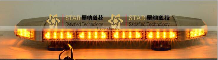 12v police led Amber color bright mini lightbar for ambulance