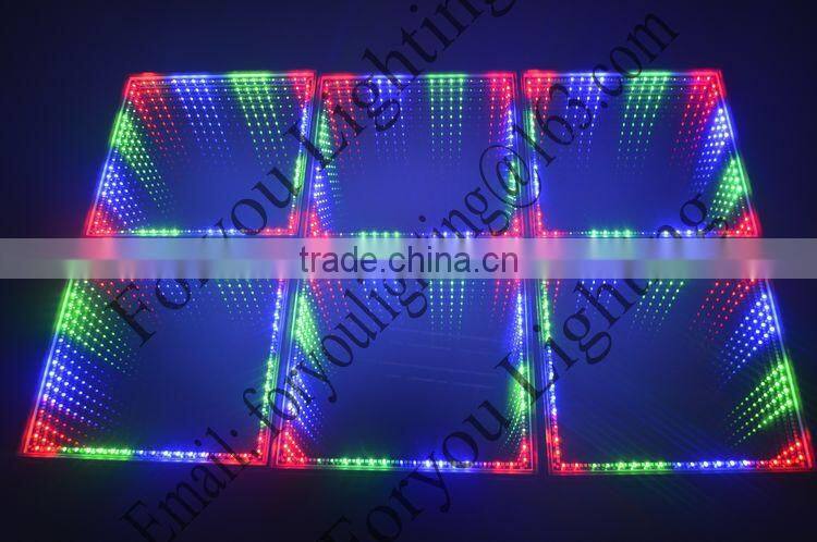 3-Year Warranty Professional DMX/WIFI/Wireless Remote/PC/SD Wedding Disco DJ Waterproof Outdoor 3D LED Dance Floor Light