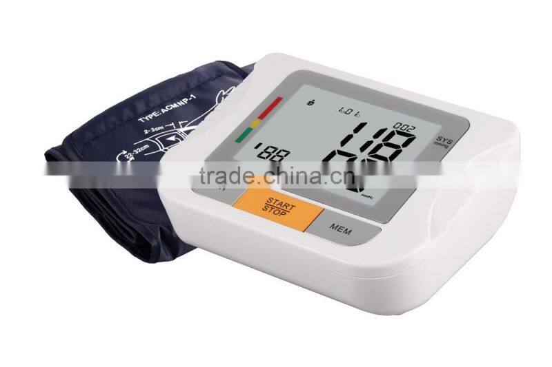 Aoeom Digital Upper Arm Type Blood Pressure Monitor with Dual Power