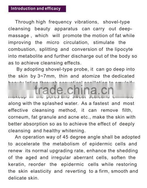 AYJ-H100D(CE) Professional skin scrubber galvanic high frequency home use beauty device