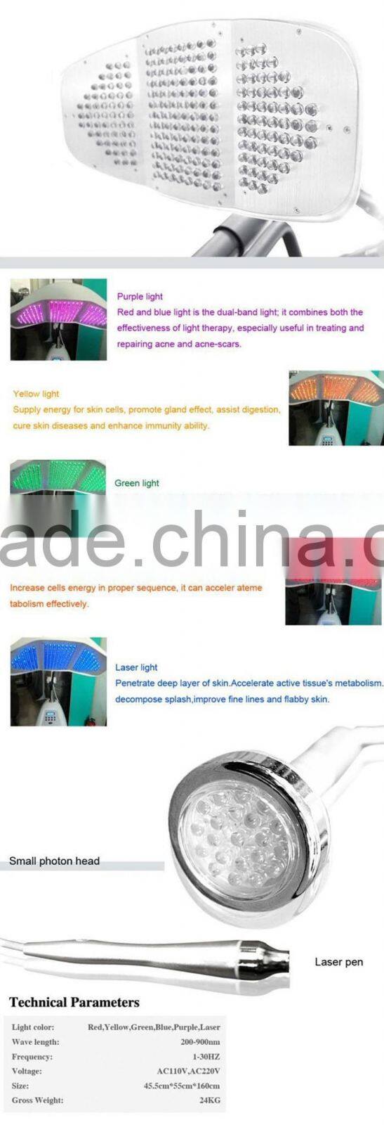 AYJ-M13 proffesional led light skin rejuvenation facial care / led light