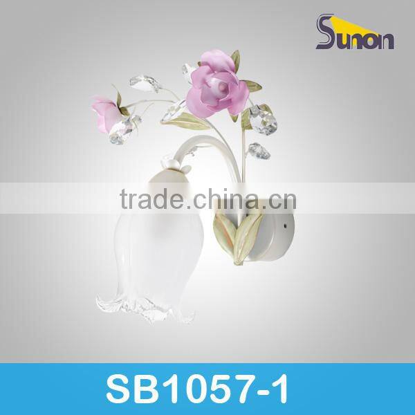 2014 wroughtiron paint chandelier handnade color rose flowers chandelier