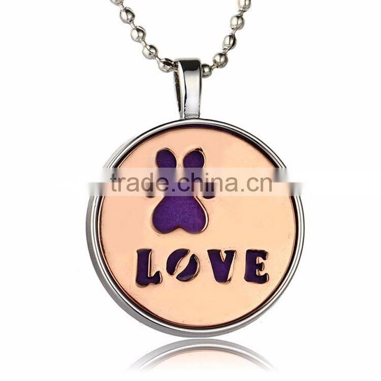 fashion jewelry 2017 trending product cartoon fog diffuser pendant 316l stainless steel jewelry