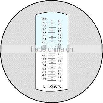 Led Light Portable Brix Refractometer RHB-82 ATC