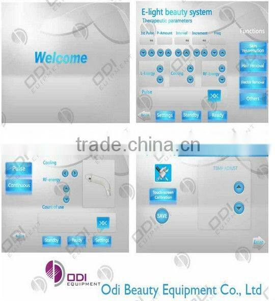 (CE approved)1200W!! Professional e-light most powerful ipl system for hair removal & skin rejuvenation!!(OD-S80)