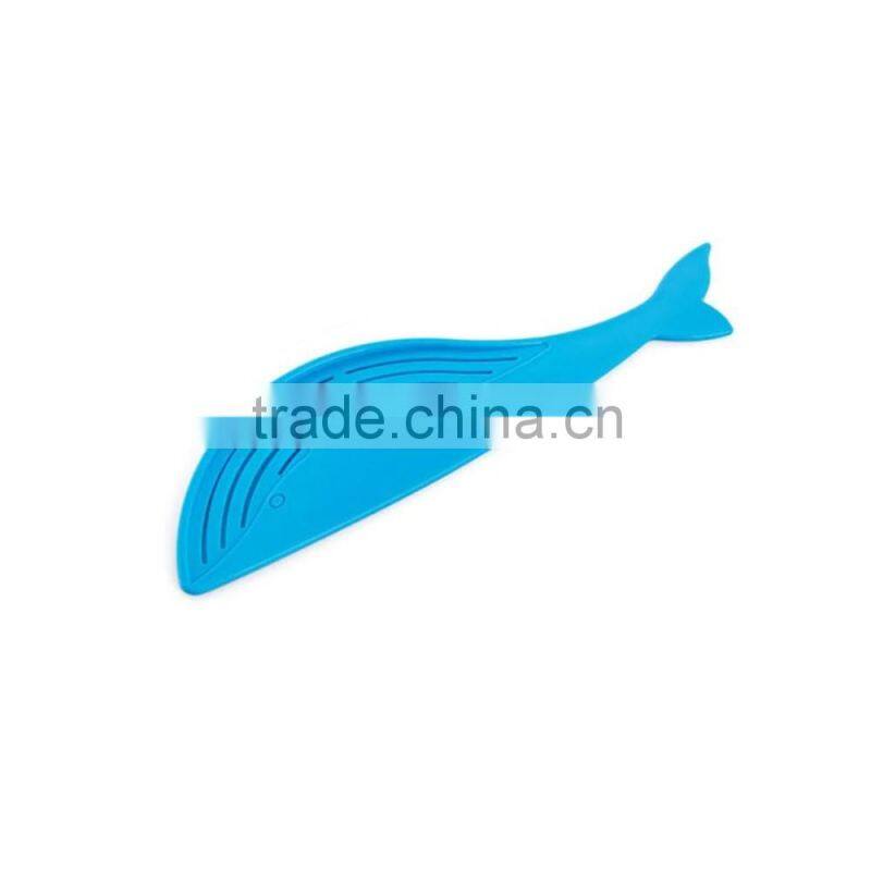 Creative Whale Shape Lever Drainage Rack Wash Rice Is Rice Washing Sieve Kitchen Gadgets Multicolor
