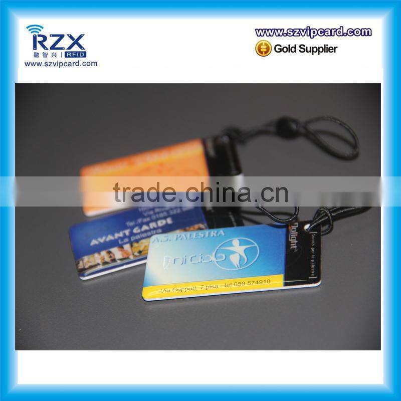 customized RFID epoxy key card with NTAG213 chip