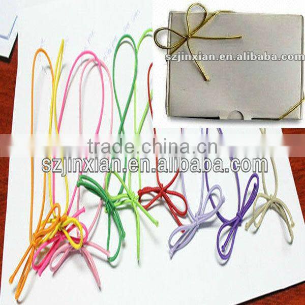 Silver Knotted Elastic Rope,Elastic Bow