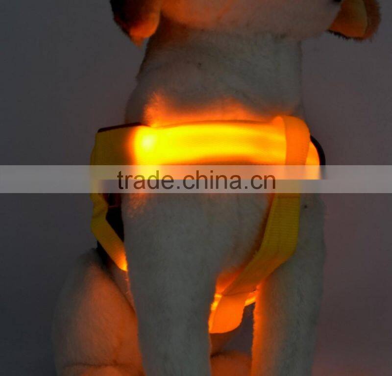Waterproof led usb rechargeable flashing dog collars & leashes