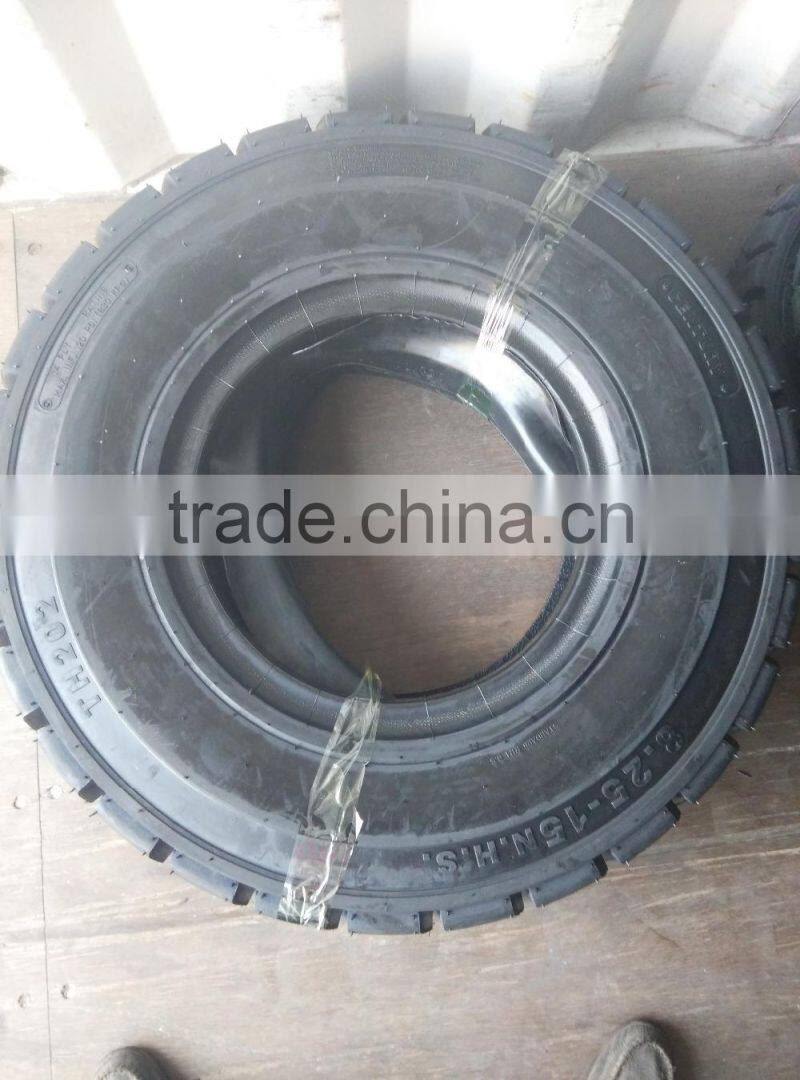 China factory Bias tyre industrial forklift tire 8.25-15