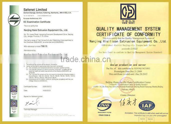 China Haisi Advertising Vibrating Screen For Extruder Machine