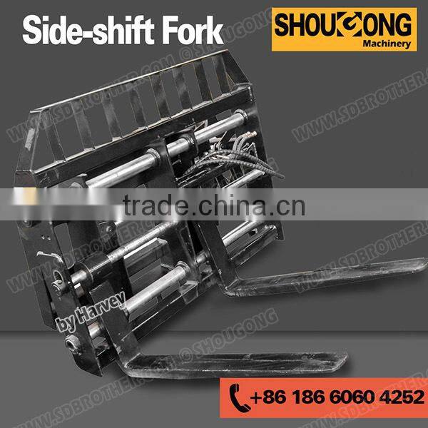Skid Loader attachment Side-shift Pallet Fork