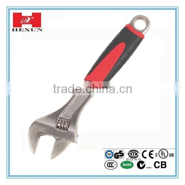 2016 New arrival small adjustable wrench with 5 sizes 6", 8", 10", 12", 15"