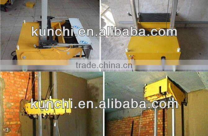 KUNCHI high quality Automatic longlife wall plastering machine/ wall render machine with high quality and best price