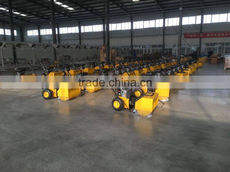 CE Certification and Floor Sweeper Machine Type SWEEPER/Pastic Material and Gasoline/Petrol Fuel tow road sweeper